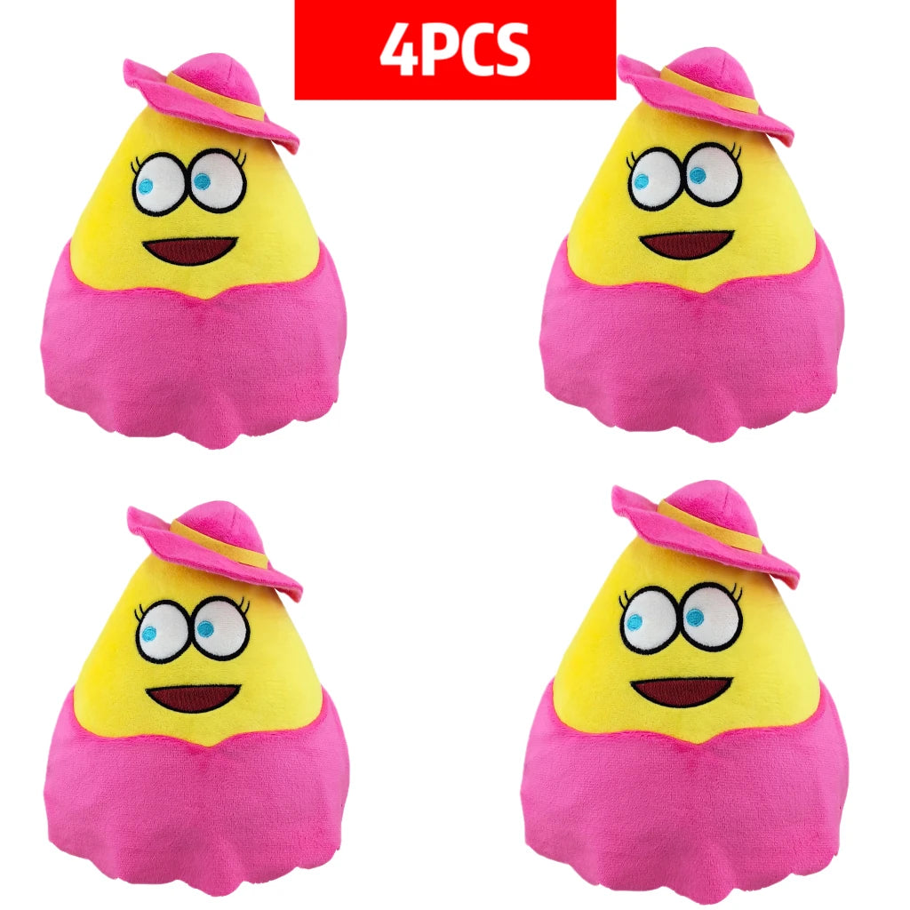 1/4Pcs My Pet Alien Pou Plush Toy Kawaii Alien Pet Doll Cute Pou Stuffed Toys Soft Pillow Plush Animal Gift Toys For Kids Girls